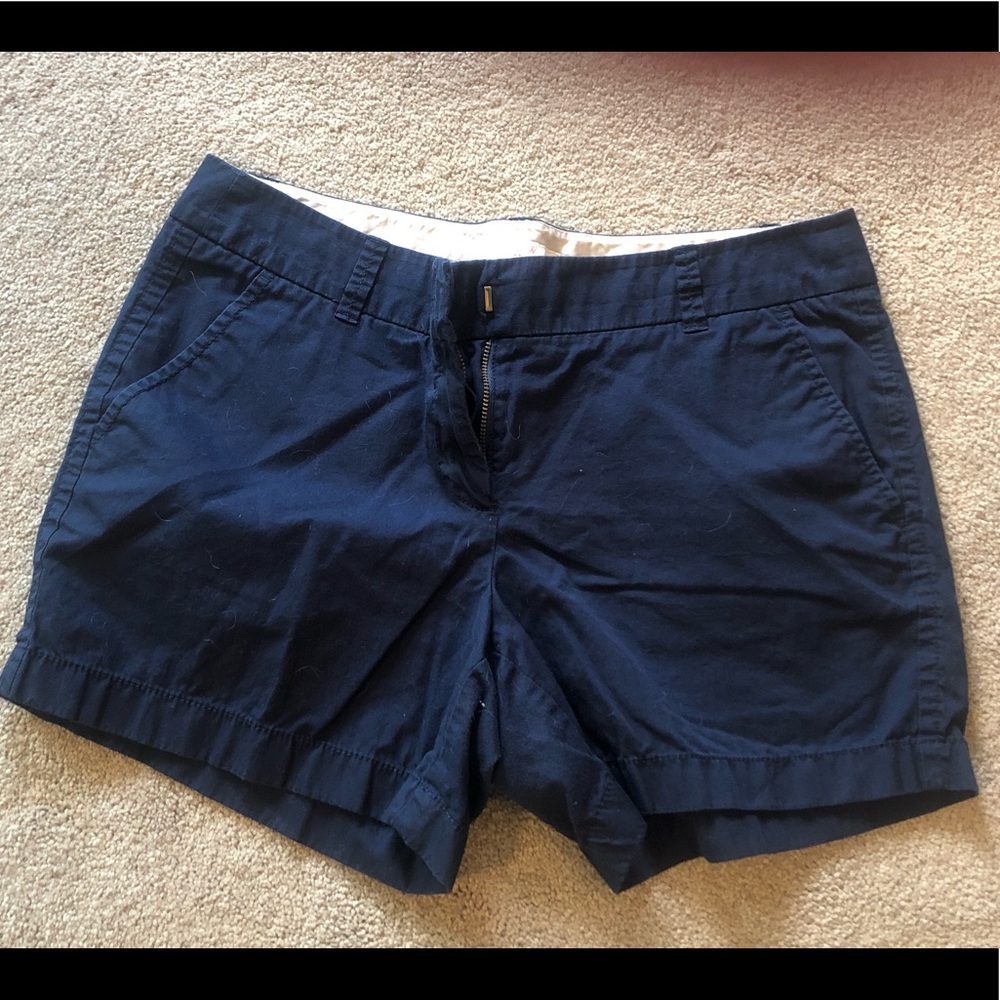 J Crew Women’s Size 6 Navy 5” Chino Shorts